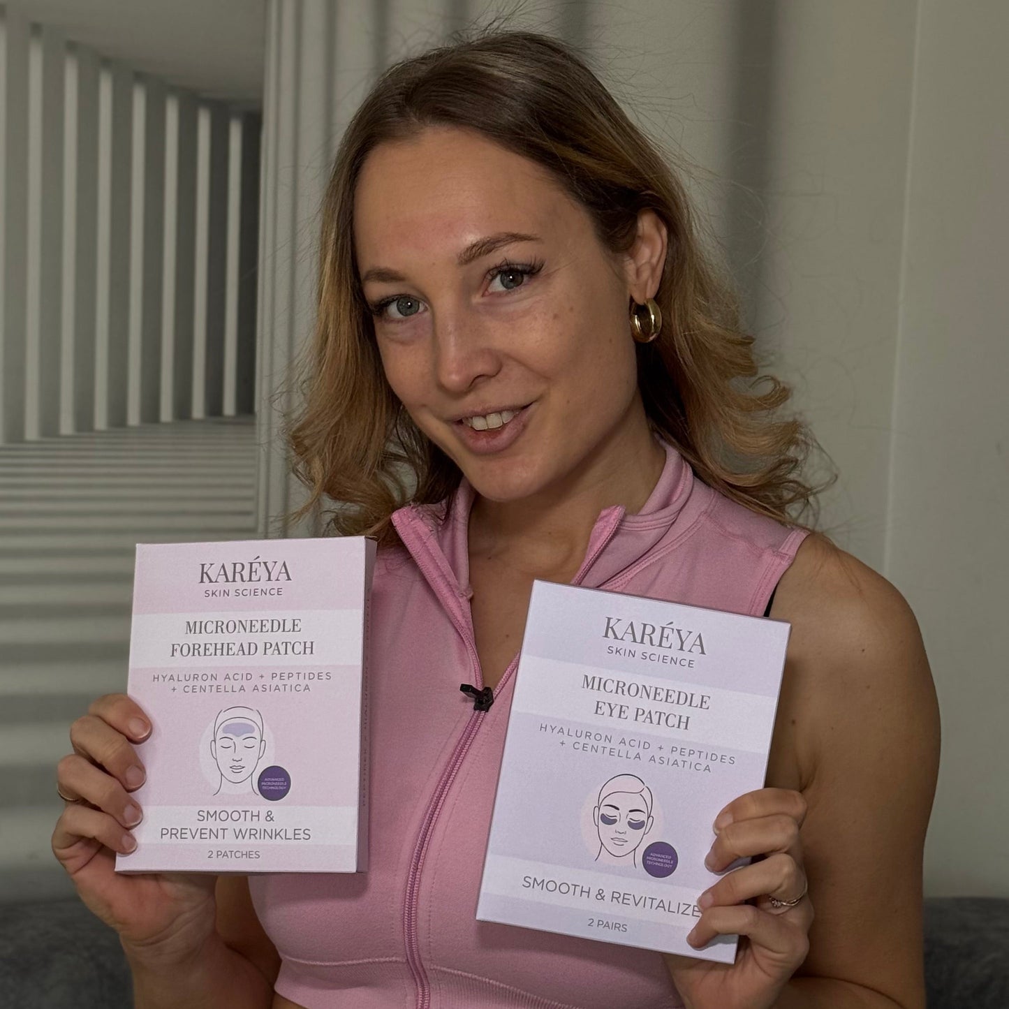 Karéya vegyes csomag használat – mikrotűs tapasz homlokra és szemkörnyékre