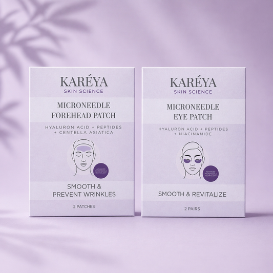 Karéya vegyes csomag – mikrotűs homloktapasz és szemkörnyéki tapasz együtt